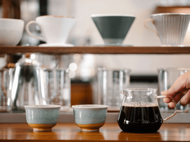 káva filtr dripper servis